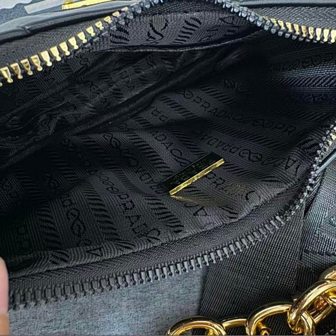 PRADA - 売り切りSALE‼️三角ロゴ ノベルティ キルティングショルダー