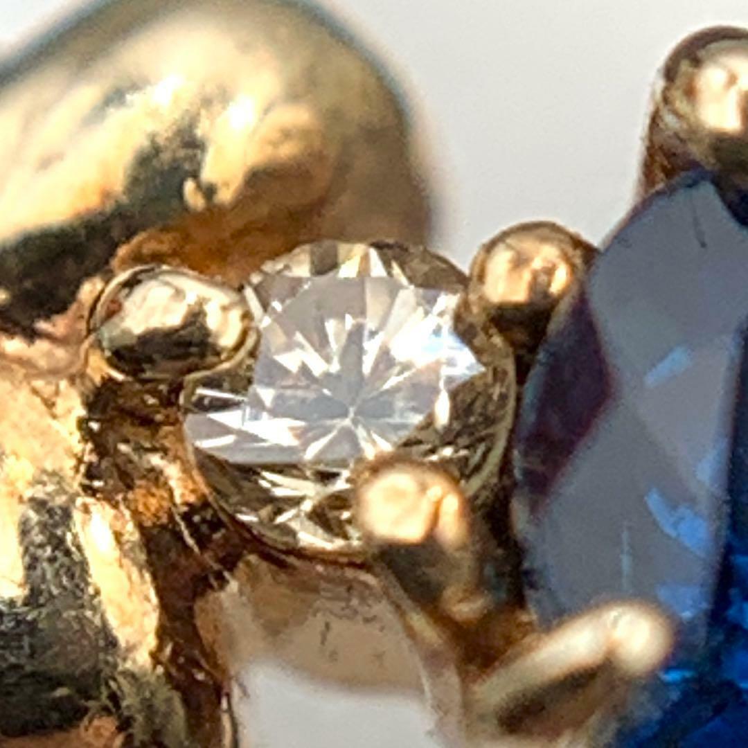 ジュエリーマキ K9 サファイア ダイヤ 11号 レディースリング ゴールド