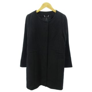 INED - イネド INED ノーカラーコート カシミヤ100% ロング丈 9