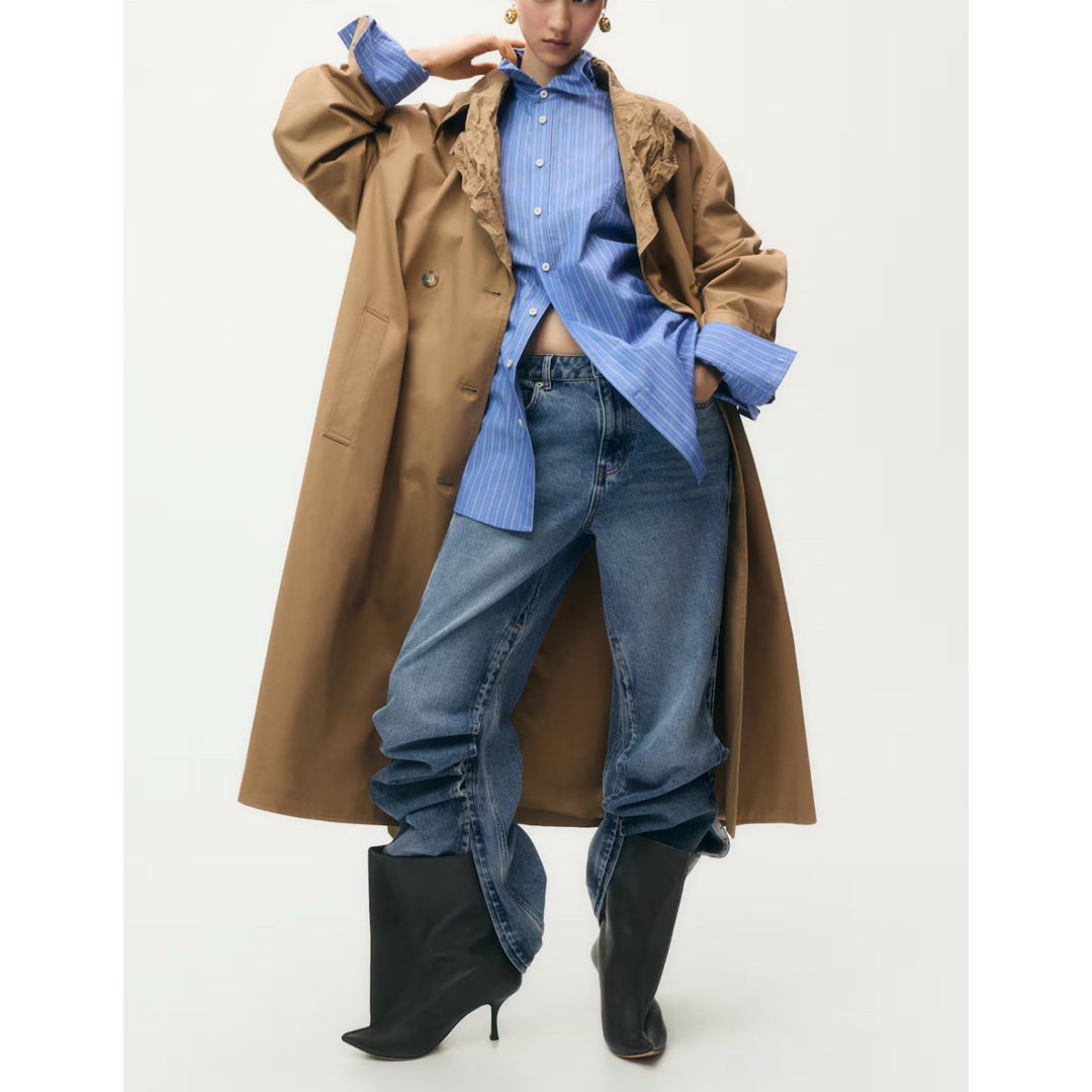 H&M - グレンマーティンス× H&M ワイドデニム GLENN MARTENSの通販 by