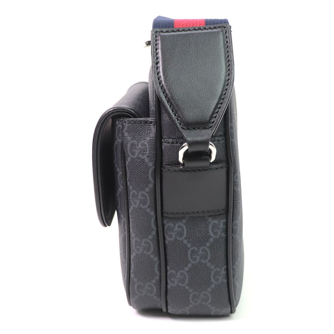 GUCCI - 【美品】グッチ【GUCCI】GGブラック スモール クロスボディ