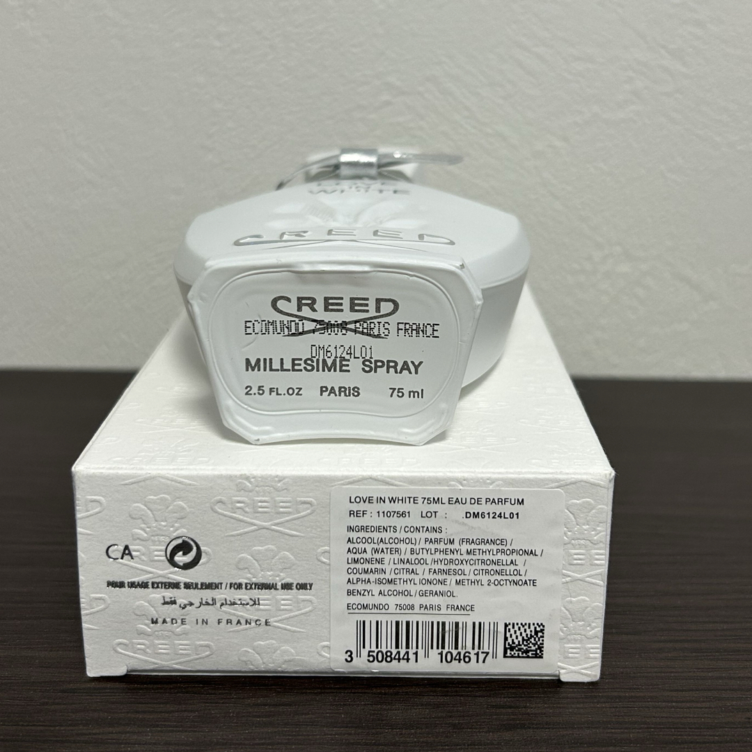 Creed - creed love in white 75ml 香水 の通販 by S_H_O's shop