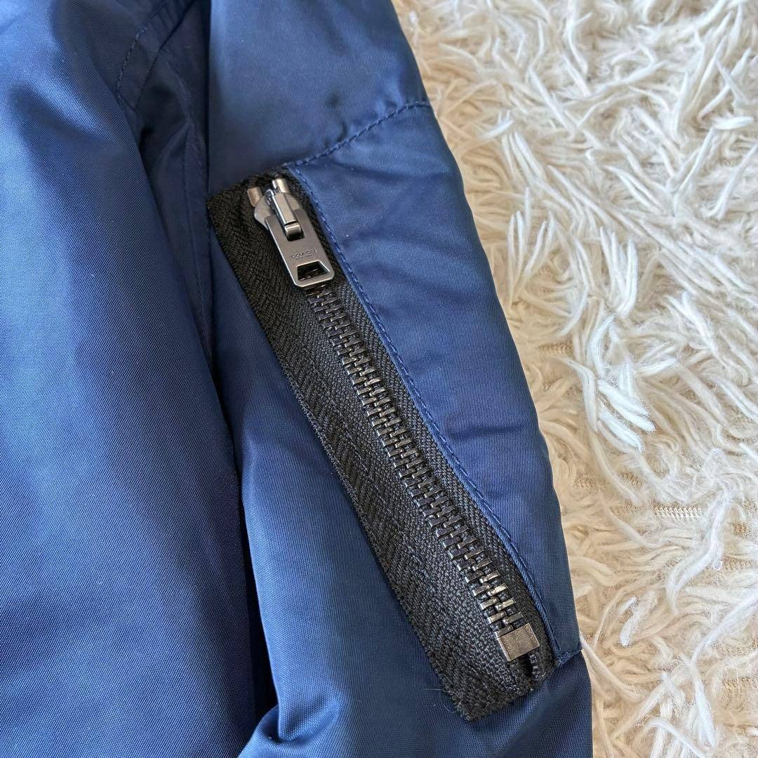 COACH - コーチ MA-1ジャケット ネイビー×カモフラージュ柄 メンズの