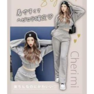 Cheri mi - 新品タグ付 アイボリー シェリミー フードファーリボン