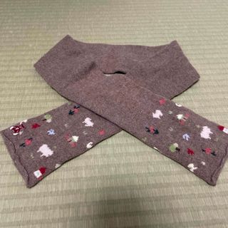 familiar - 美品 familiar♡ファミリアチェック マフラー 赤 定番