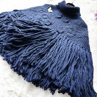 VALENTINO - 美品☆VALENTINO☆2021-22AW ウールブレンドケープコート