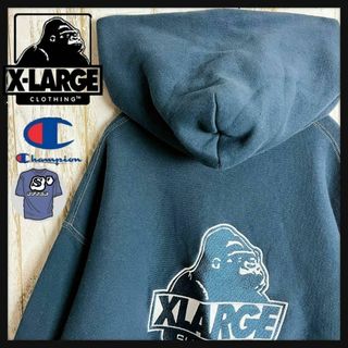 XLARGE - 【限定コラボ】エクストララージ チャンピオン☆両面刺繍