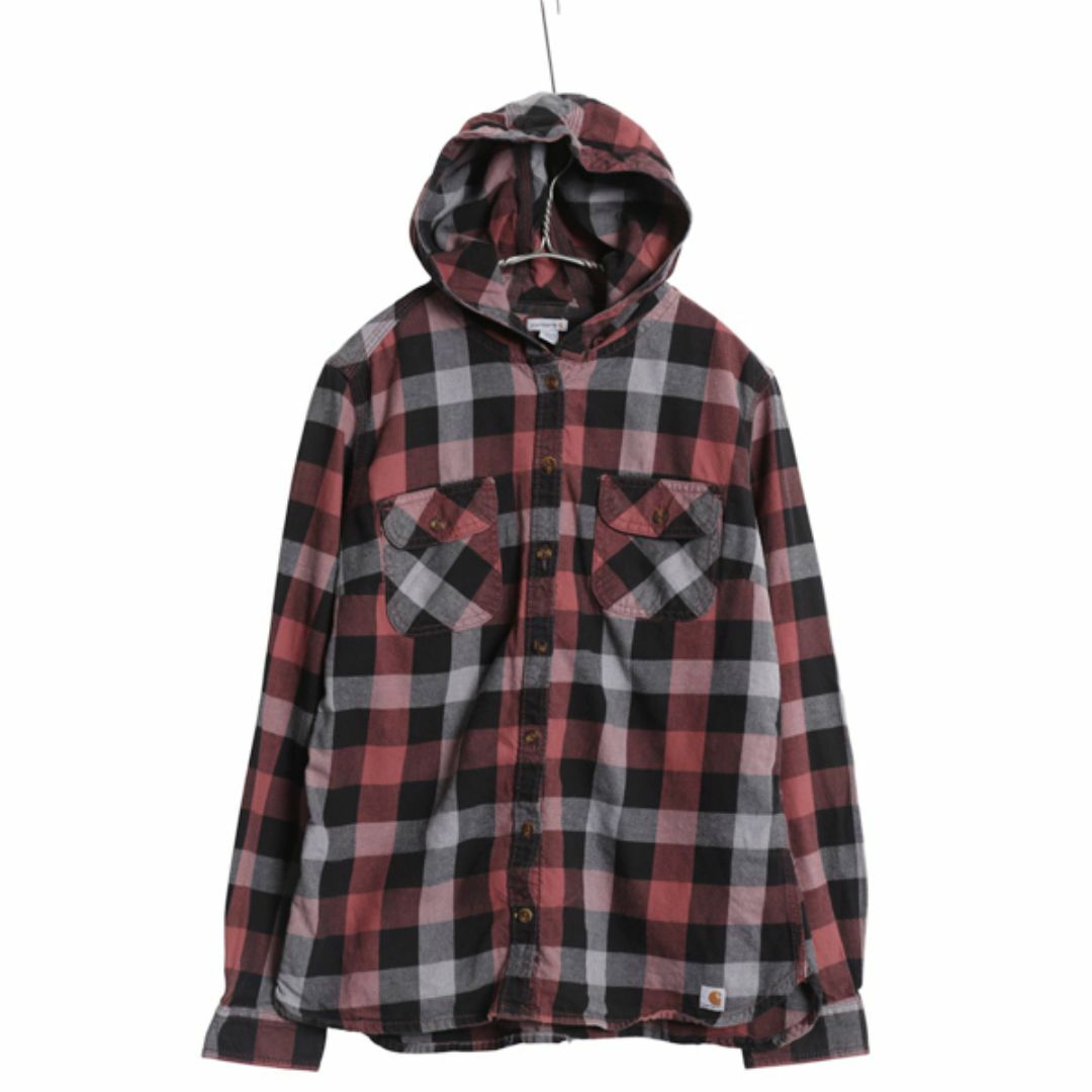 carhartt - US企画 カーハート ブロック チェック フード付き 長袖