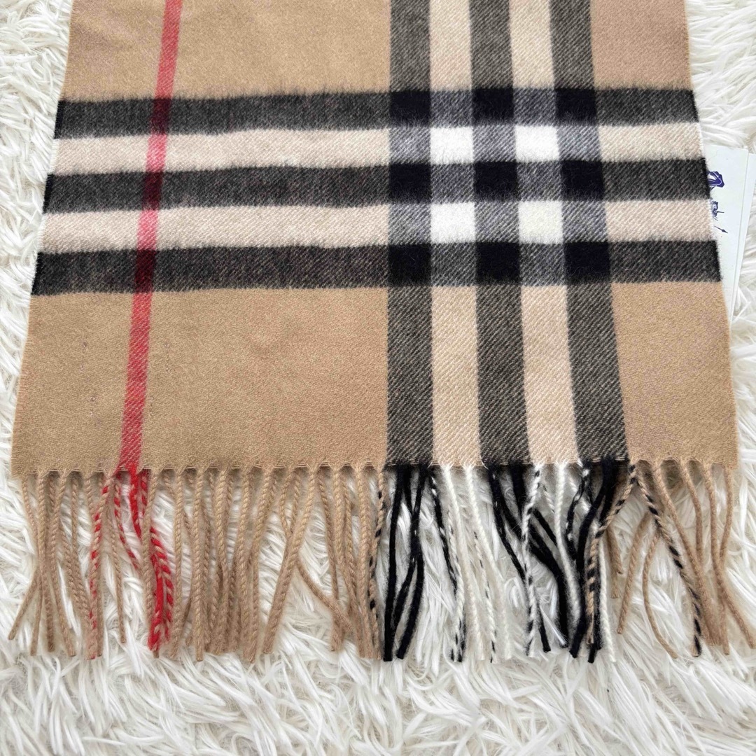 BURBERRY - 【未使用】バーバリー ノバチェック カシミヤ100 マフラー