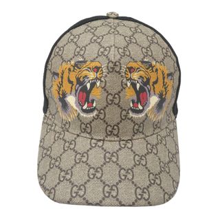 GUCCI - 【美品】GUCCI キャップ GG ラメ サイズM ホワイトの通販 by