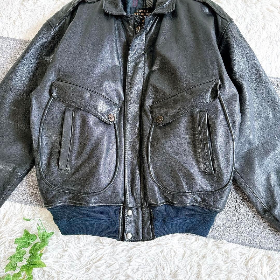 AVIREX - 希少 アビレックス B-7 フライトジャケット レザージャケット
