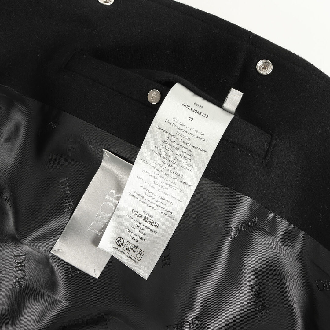 Dior - 【美品】Dior ディオール ジャケット ブラック 黒 サイズ:50