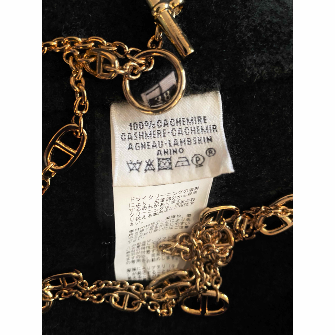 HERMES - 新品同様❣️エルメスHERMESケープマント カシミア100%コート