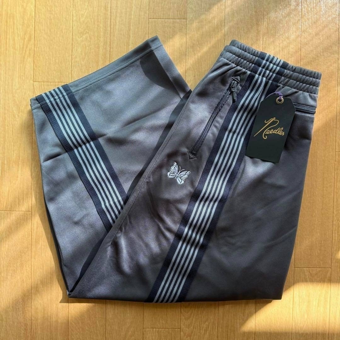 Needles - ヒザデルパンツ M グレー ホワイト ネイビー ニードルズ