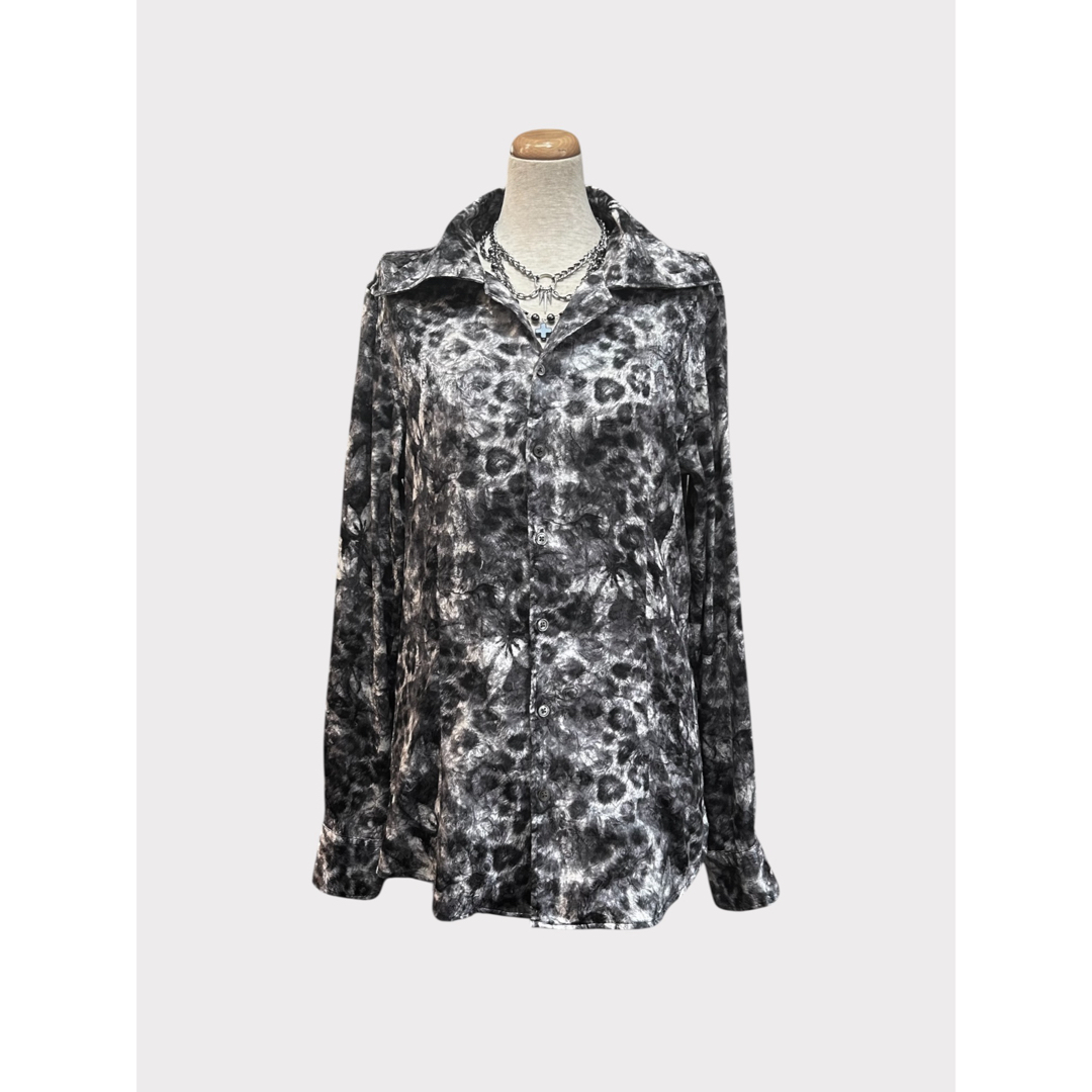 TORNADO MART - y2k TORNADO MART leopard flower shirtの通販 by
