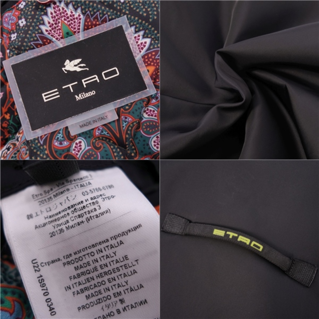 ETRO - 美品 エトロ ETRO ジャケット ブルゾン MA-1 ボンバー