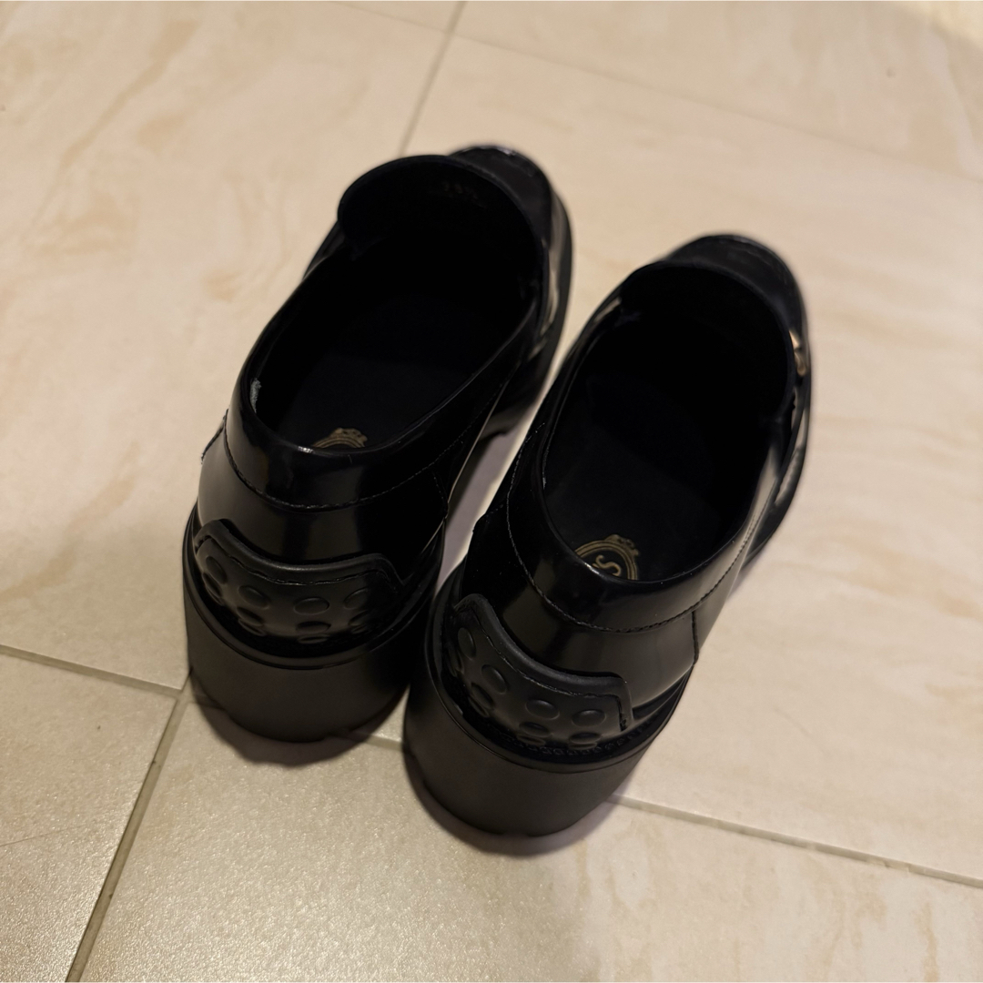 TOD'S - TOD'S トッズ 厚底ローファー Tタイムレスレザー