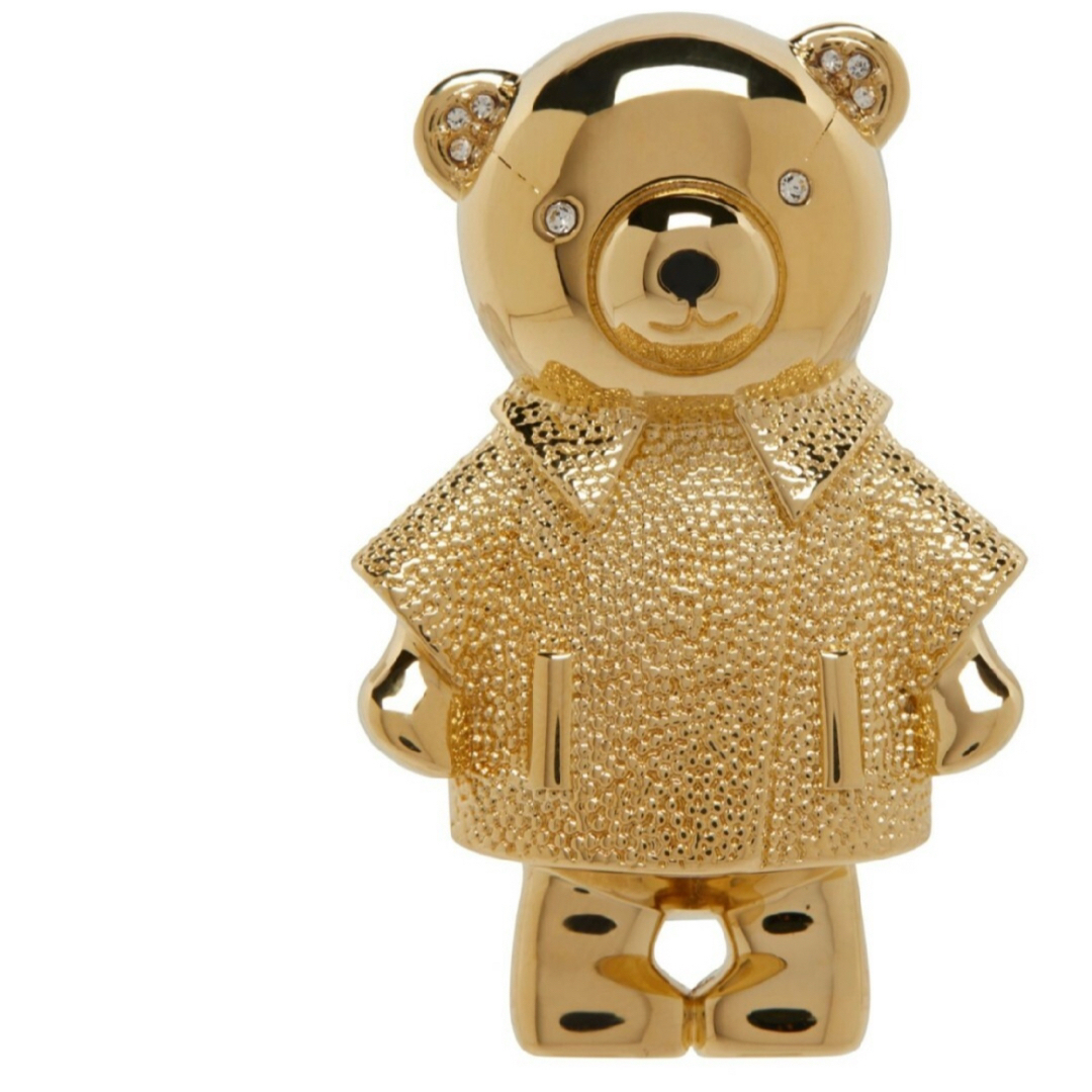 Max Mara - Max mara テディベア x ゴールドコートブローチ の通販 by