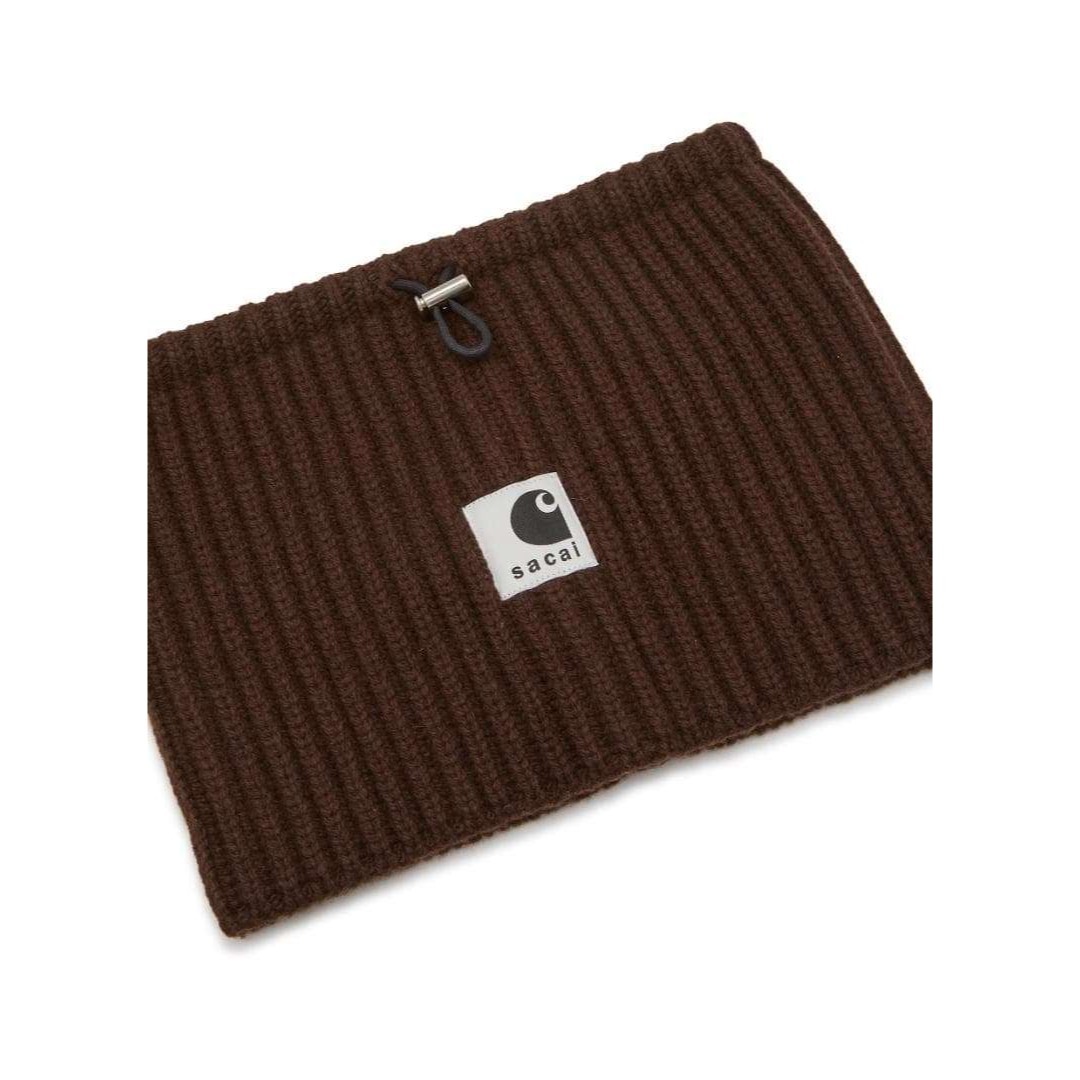 sacai - SACAI x CARHARTT ネックウォーマー 茶色 サカイ カーハートの