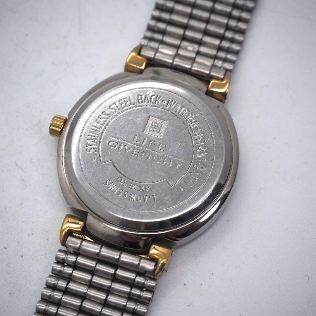 GIVENCHY - 338 稼働 GIVENCHY 時計 メンズ レディース シルバー