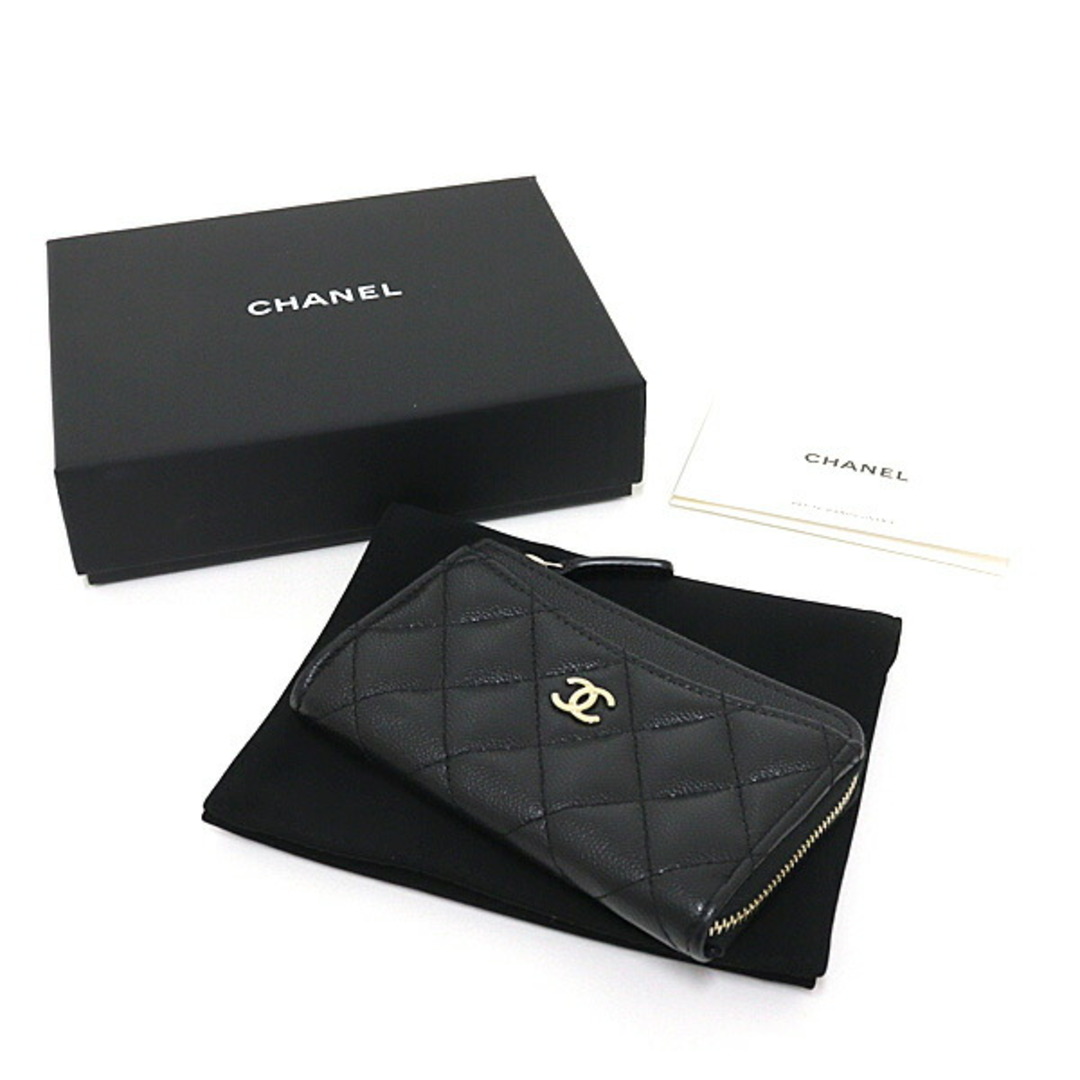 CHANEL - シャネル クラシック ジップ カードケース キャビアスキン