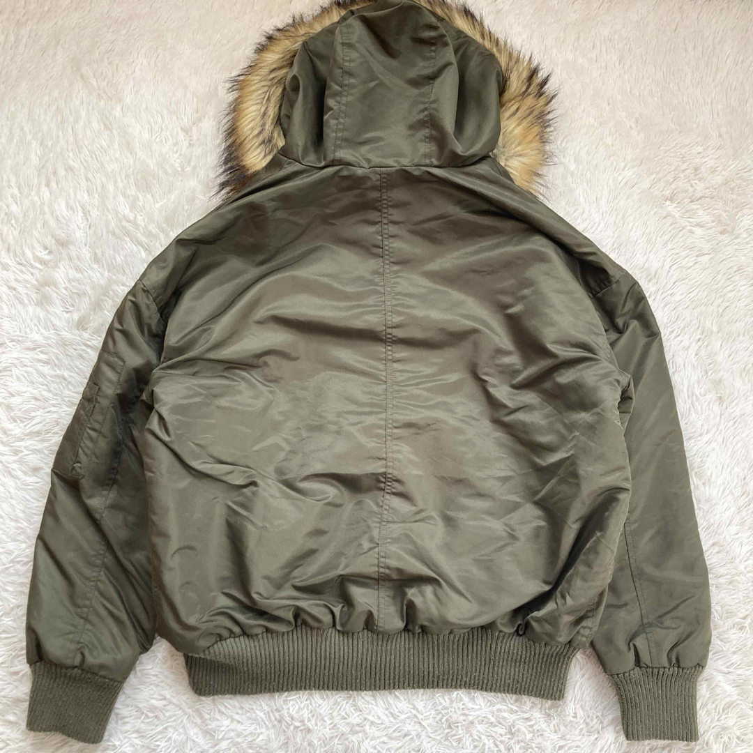 ✨00s✨N-2B flight jacket Archive y2k 短丈 緑の通販はau PAY