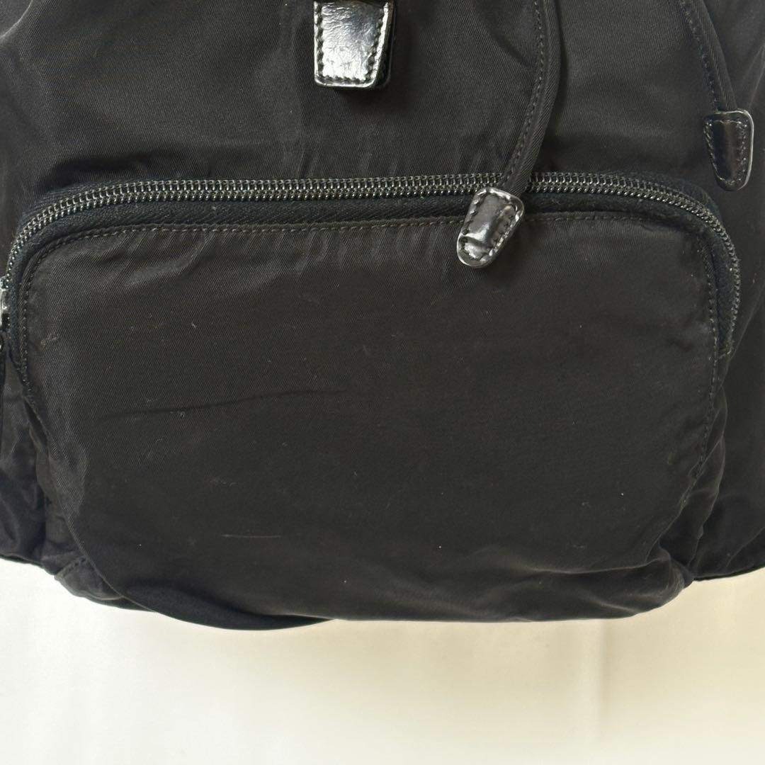 極美品 定番PRADA VELAナイロン リュックサック白タグあり