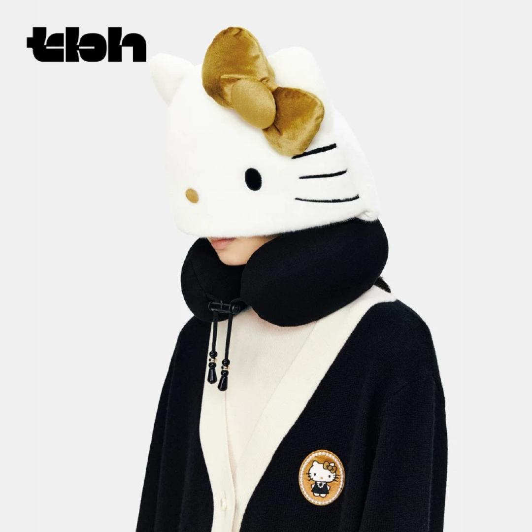 ハローキティ - 海外限定Hello Kitty x TBH フード付きネックピロー