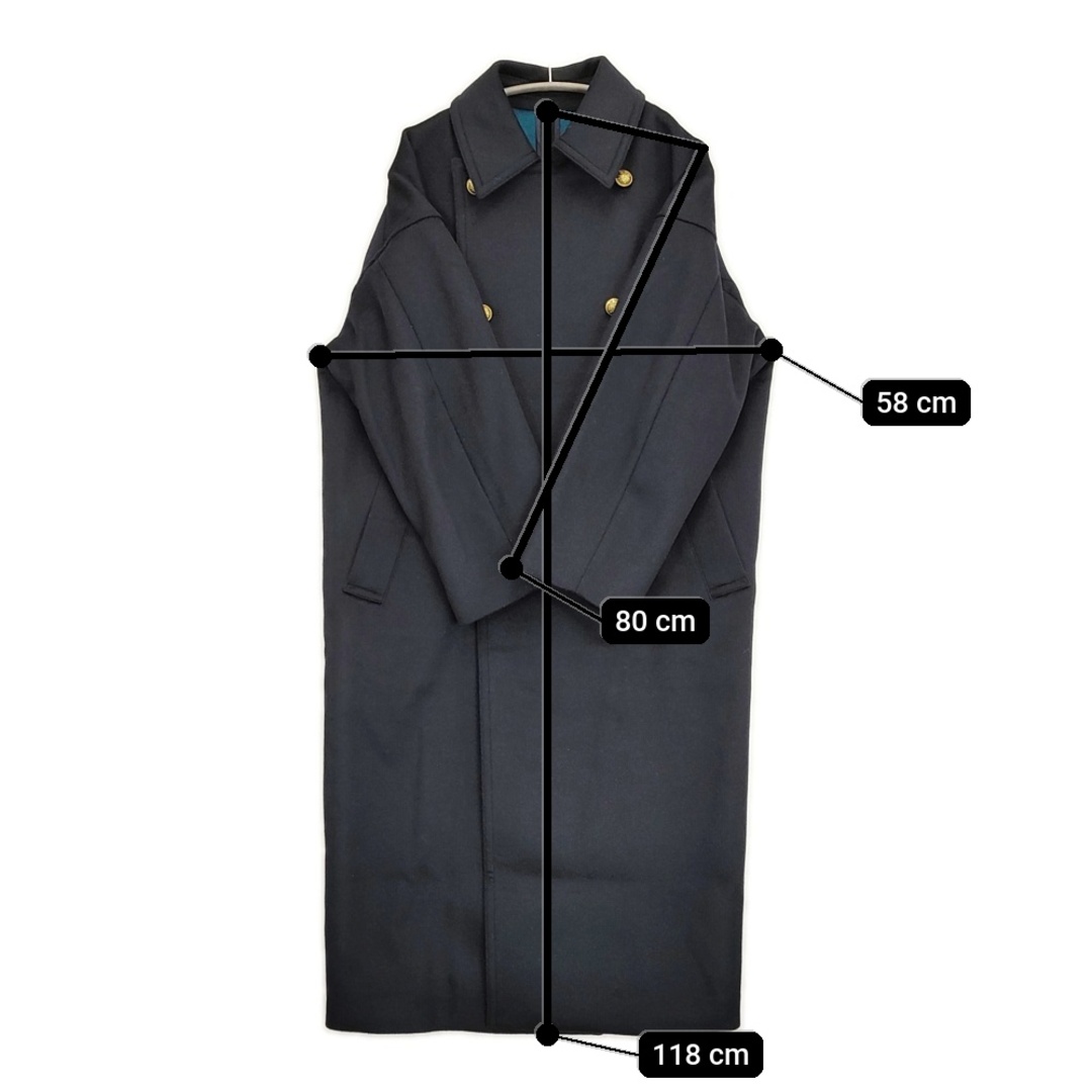 FRAMeWORK - FRAMeWORK メタルボタンロングPコート 金ボタン サイズ38