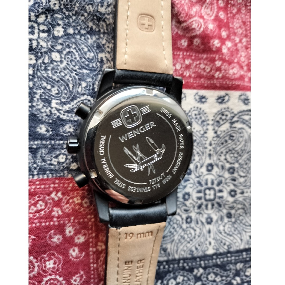 Wenger - WENGER 7073XT コマンドクロノグラフブラックアウト 腕時計