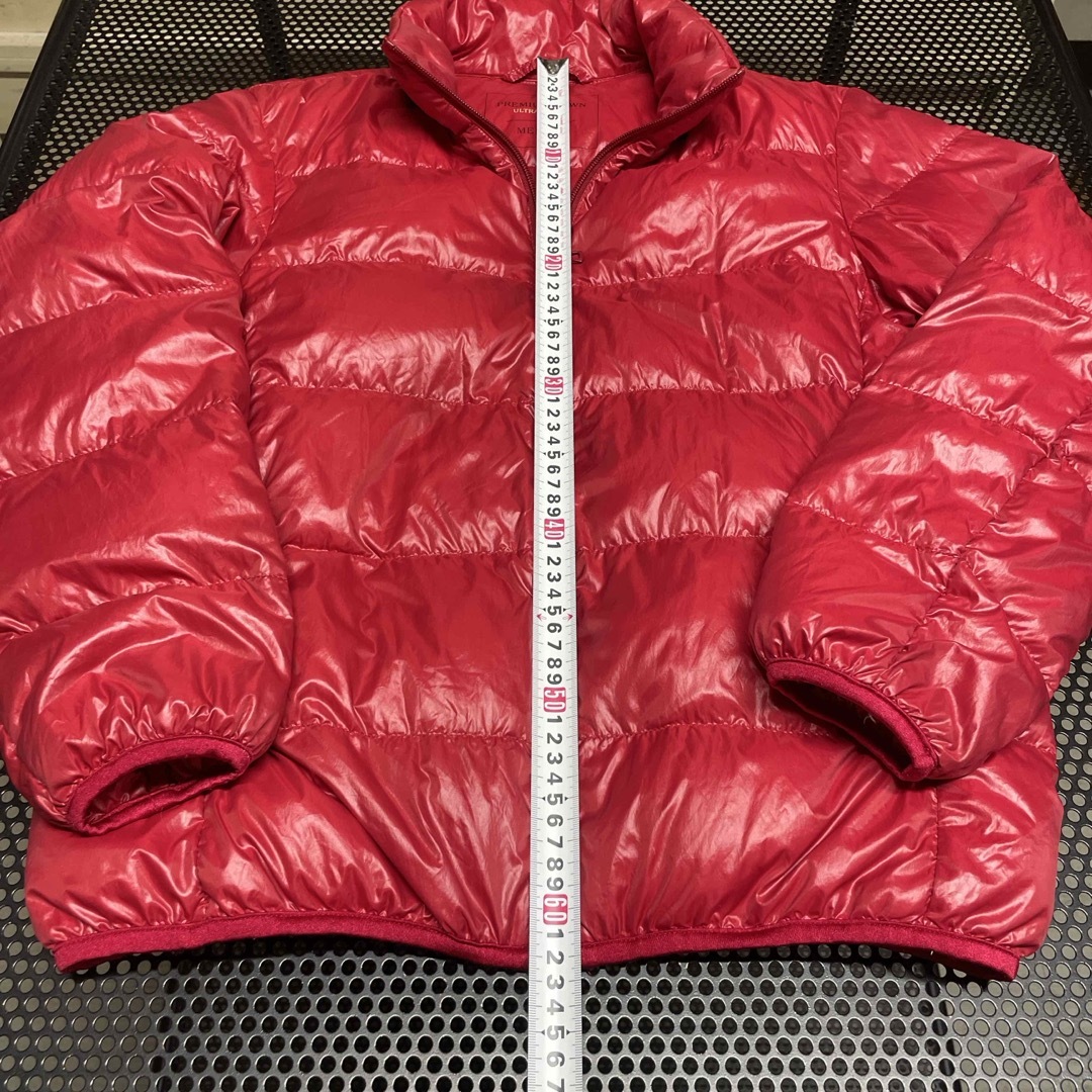 UNIQLO - 00s OLD UNIQLO プレミアムダウン M ジャケット 赤 レッドの