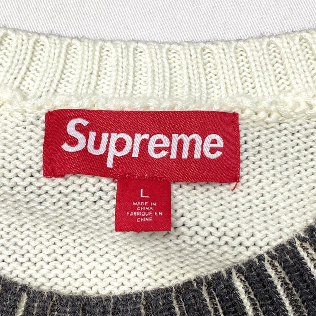 Supreme - 【中古】Supreme 25SS Damien Hirst Sweater サイズL ブルー