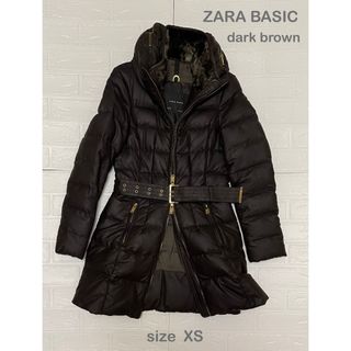 ZARA - ZARA ウインドプロテクション フードパフアノラック ダウン