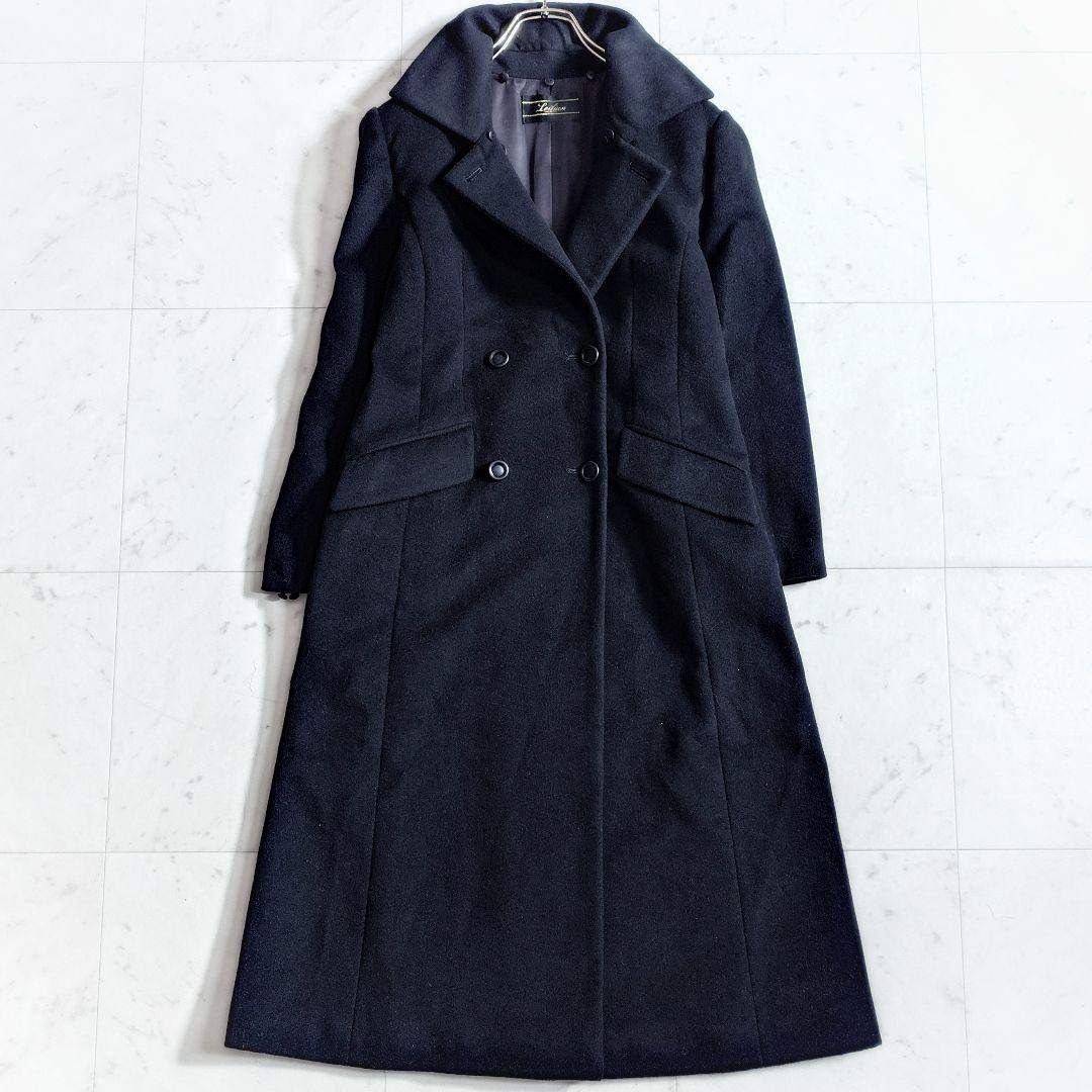 極美品 レリアン Leilianカシミヤ100%ダブルブレスト ロングコート11