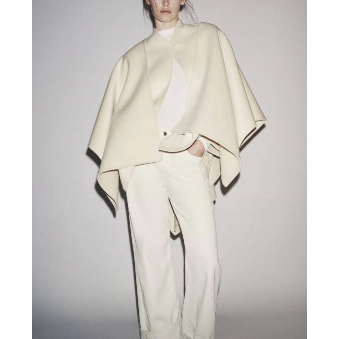ZARA - 【お値下げ可能】ZARA ZW COLLECTION ウールケープコート Sの