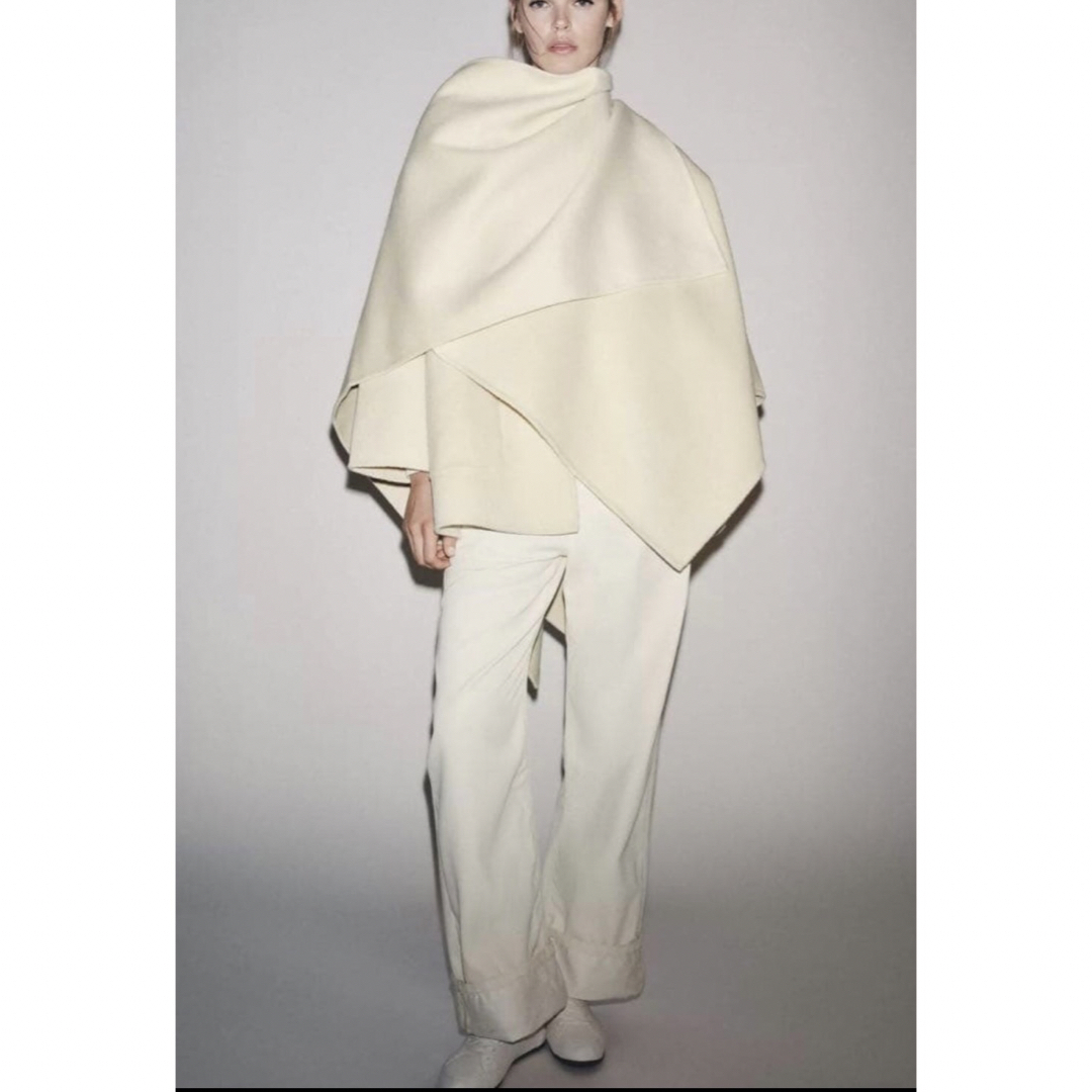 ZARA - 【お値下げ可能】ZARA ZW COLLECTION ウールケープコート Sの