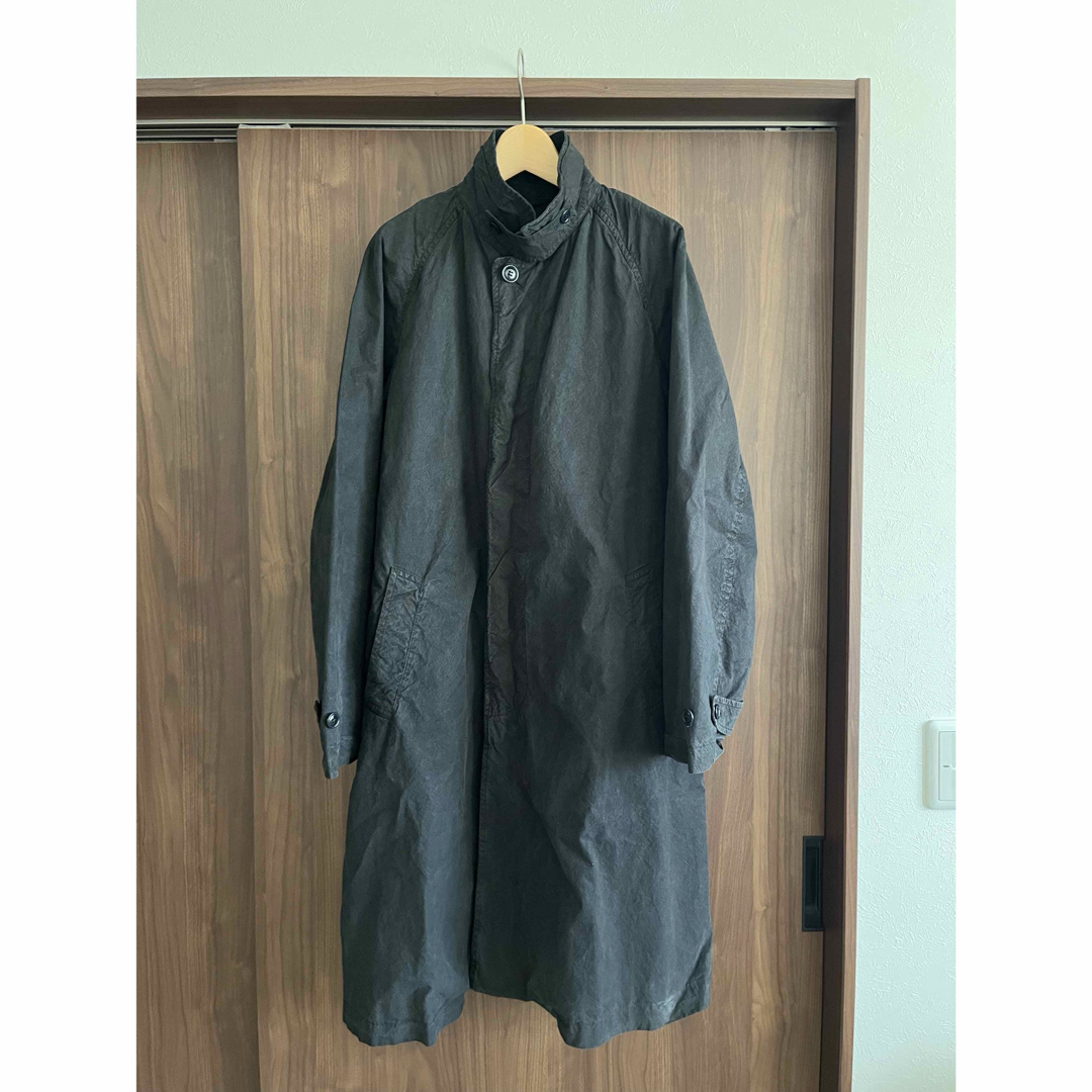nest Robe - confect スーピマコットンステンカラーコート blackの通販