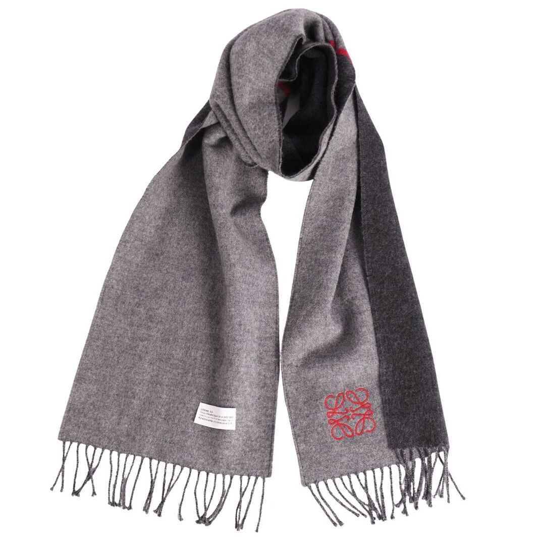 LOEWE - 極美品 ロエベ LOEWE マフラー ストール フリンジ アナグラム