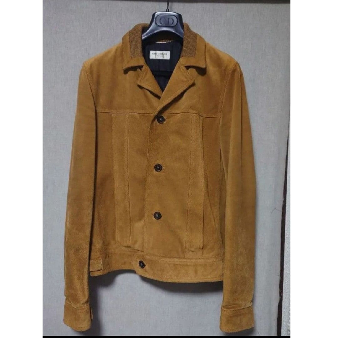 SAINT LAURENT - サンローランパリ トラッパースエードレザー