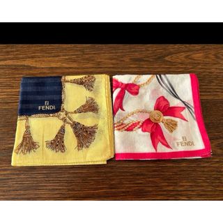 FENDI - 専用🟧フェンディ ハンカチ2枚セット ボックス、ショッパー