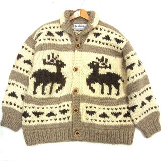KANATA - 90s◇Kanata カナタ カウチンセーター ニット ジャケット