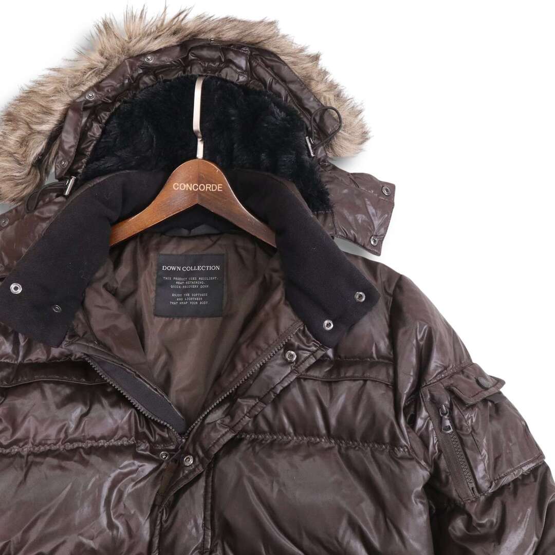 Y2K 00s☆ UNIQLO ユニクロ 秋冬 ファー 光沢☆ ダウンコレクション