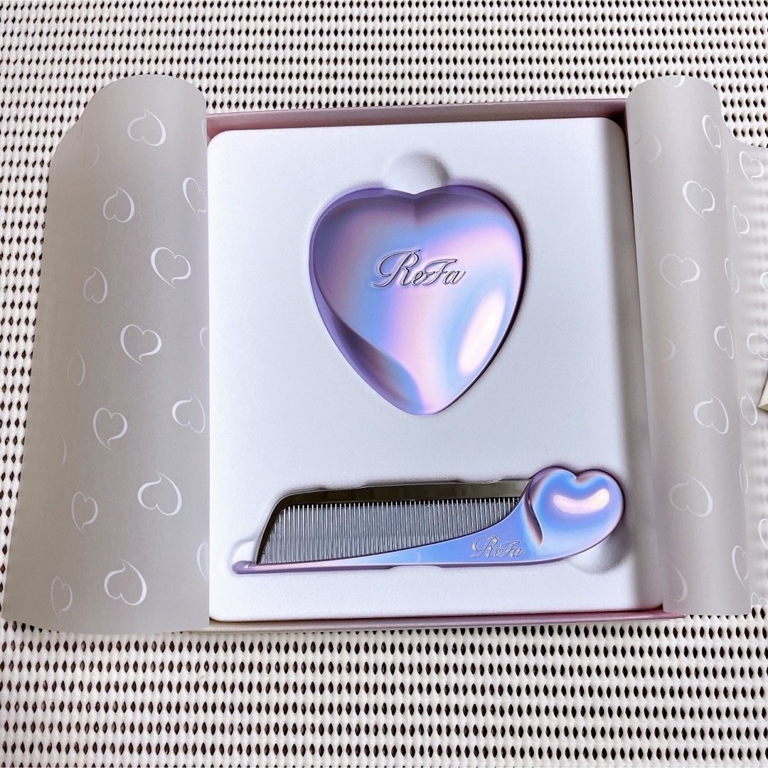 ReFa ハートミラー ハートコーム 2点セット シルキーパープル 限定