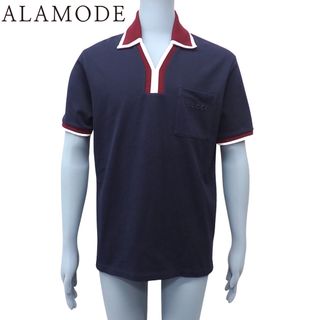 GUCCI - GUCCI ストライプ コットン ポロシャツ グッチ XL レシート