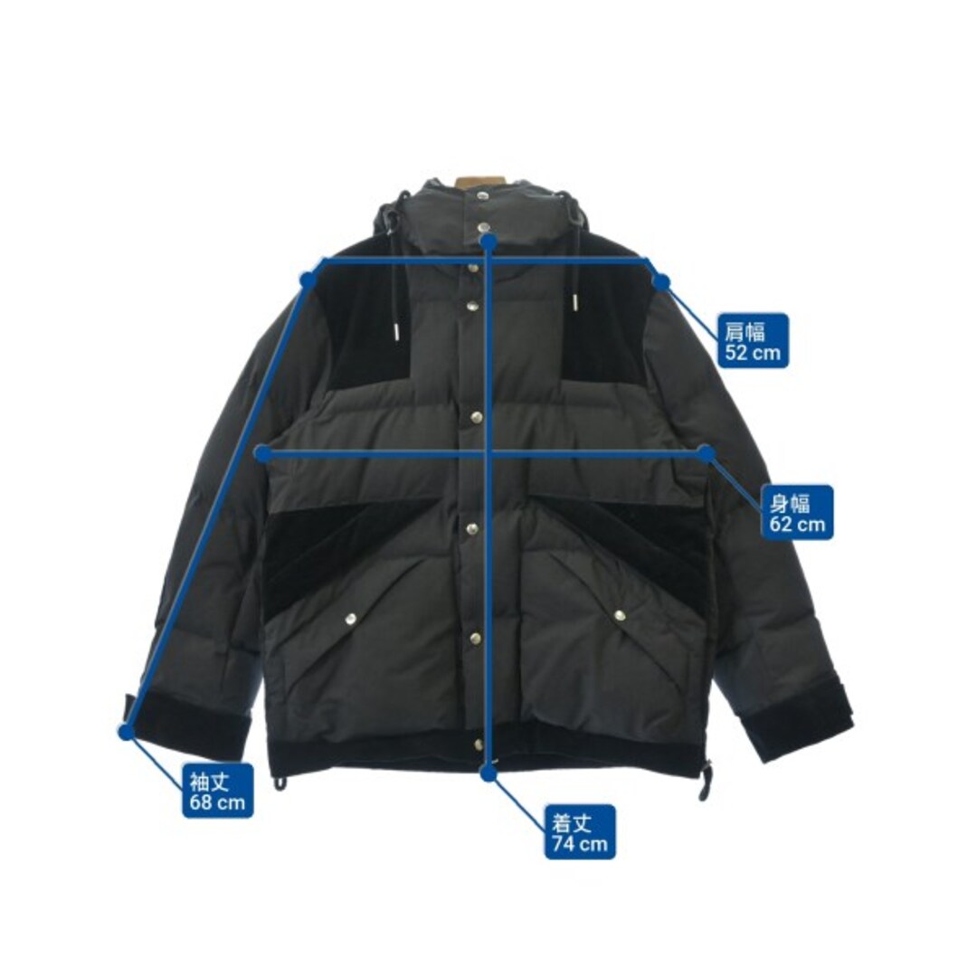 sacai - sacai サカイ ダウンジャケット/ダウンベスト M 黒 【古着