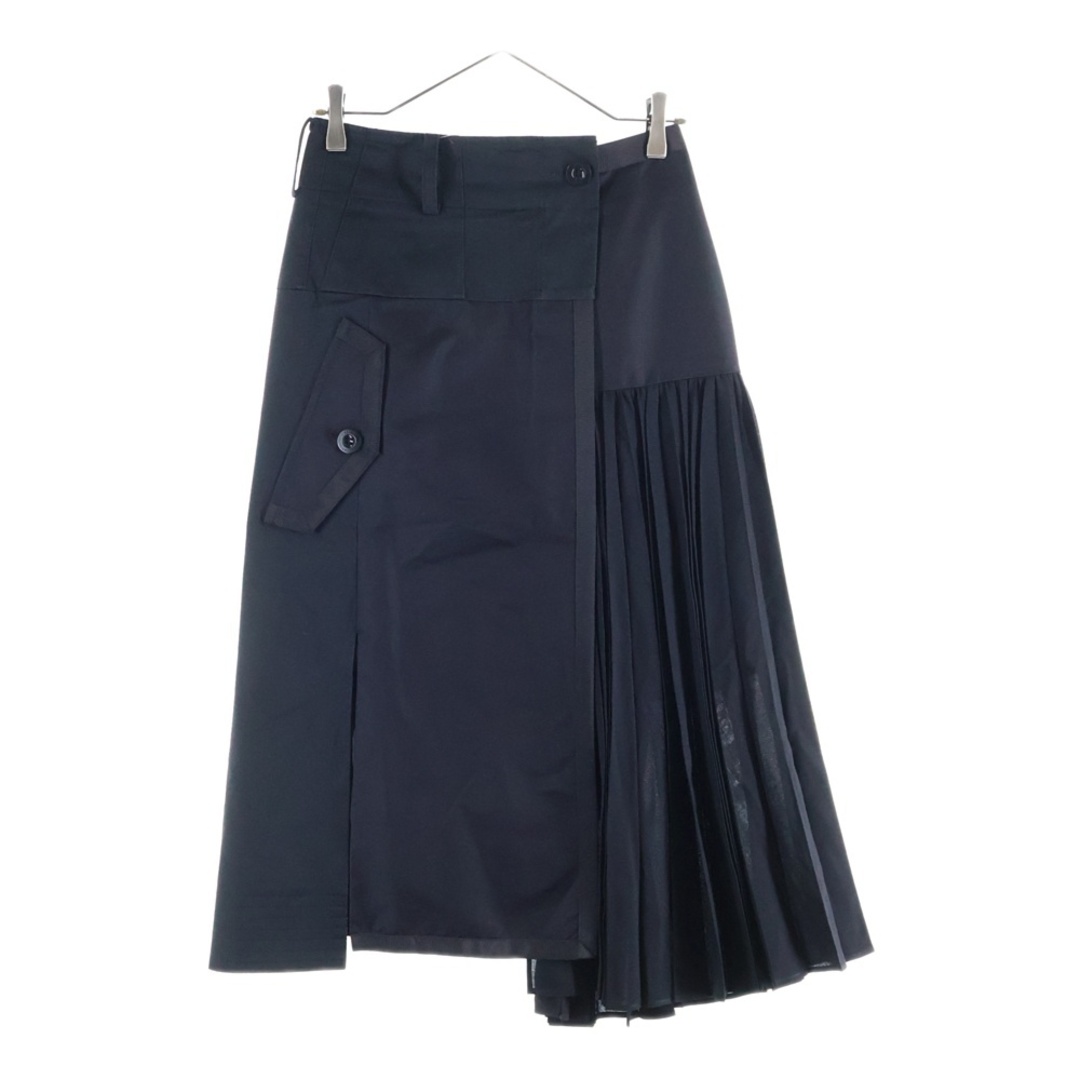 sacai - Sacai サカイ 21SS Suiting Skirt プリーツ加工 スーチング