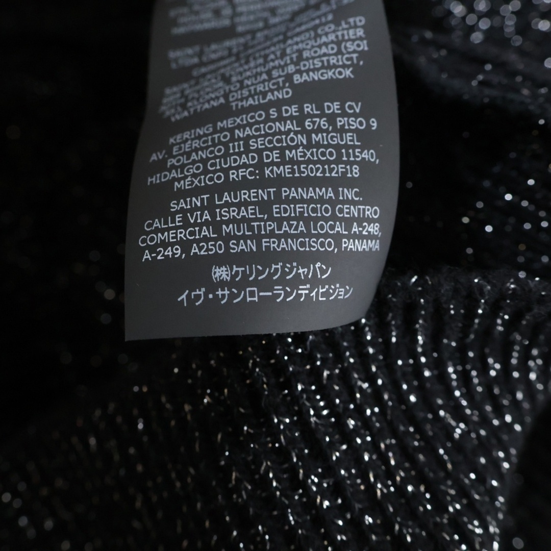 SAINT LAURENT - SAINT LAURENT PARIS サンローランパリ ラメ入り リブ