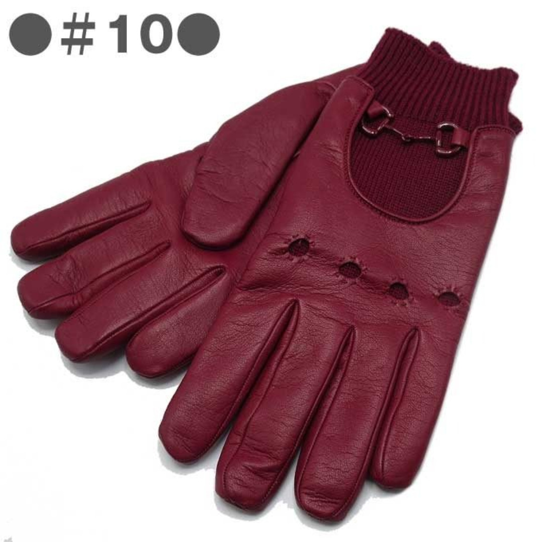 GUCCI - 【新品】グッチ 727439 4HALX 6674 (レッド系) 手袋 アパレル