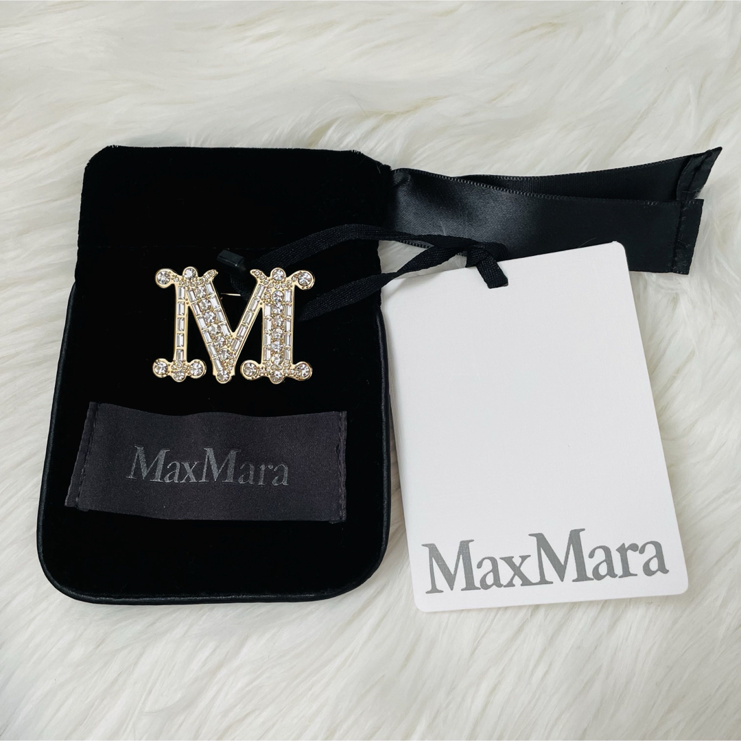 Max Mara - 【新品未使用】Max Mara バス クリスタル ブローチの通販