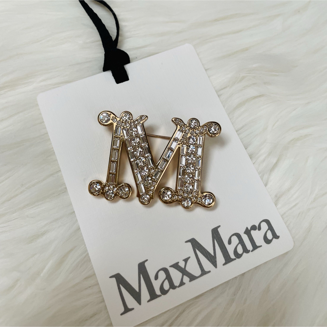Max Mara - 【新品未使用】Max Mara バス クリスタル ブローチの通販